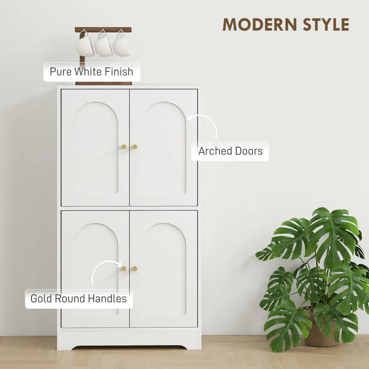 N/A Kitchen Cart、Kitchen Storage Cabinet /Sideboard - Sideboard