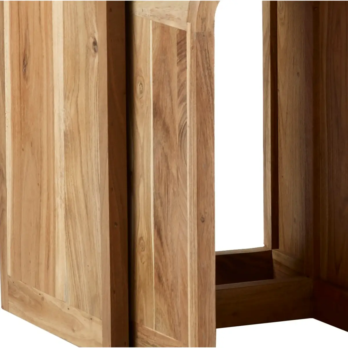 Indian Hub Aspen Nest Of 2 Tables Wooden - Nest of Tables