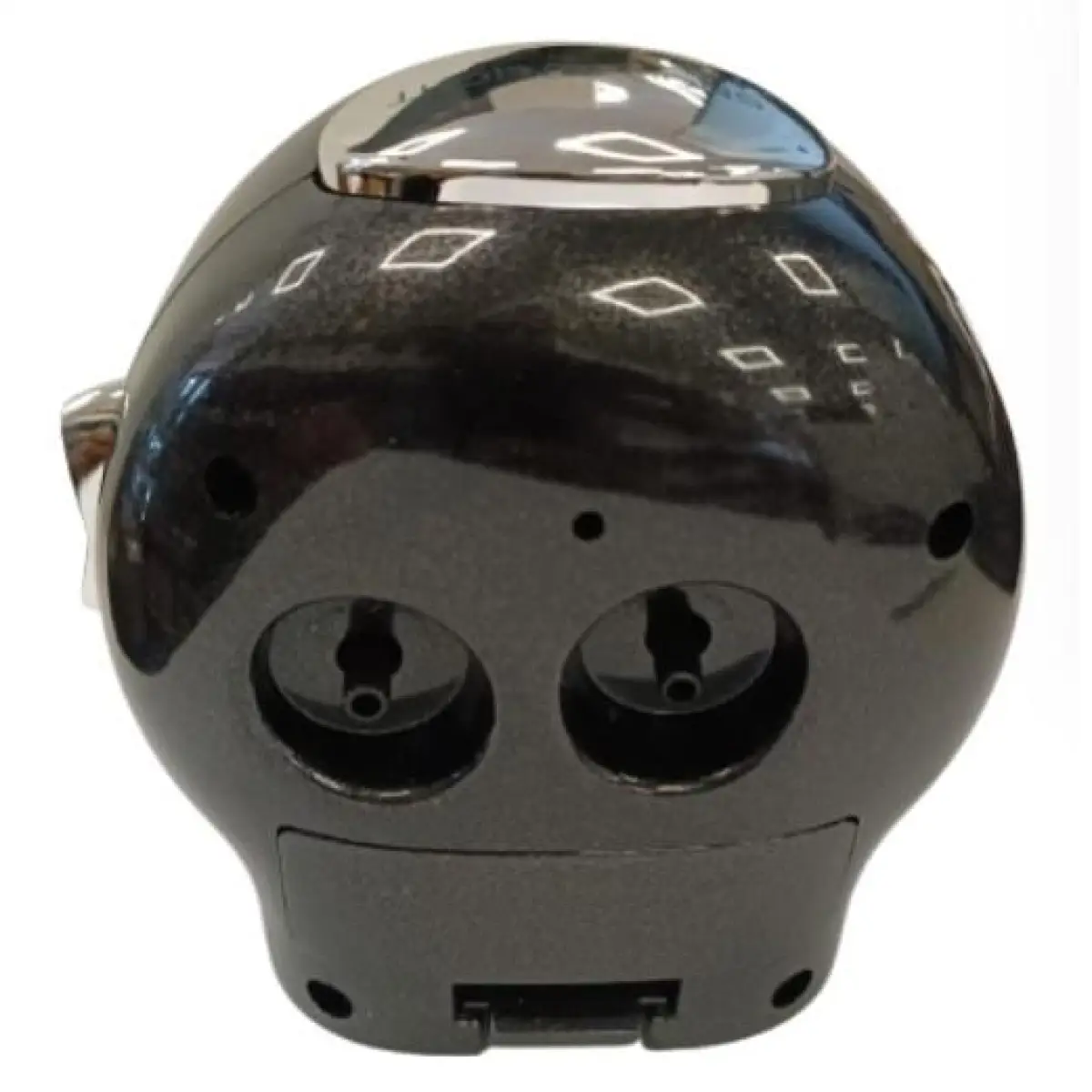 Acctim Acctim Eden Non Ticking Sweep Crescendo Alarm Clock in Black - 16523 - Clock