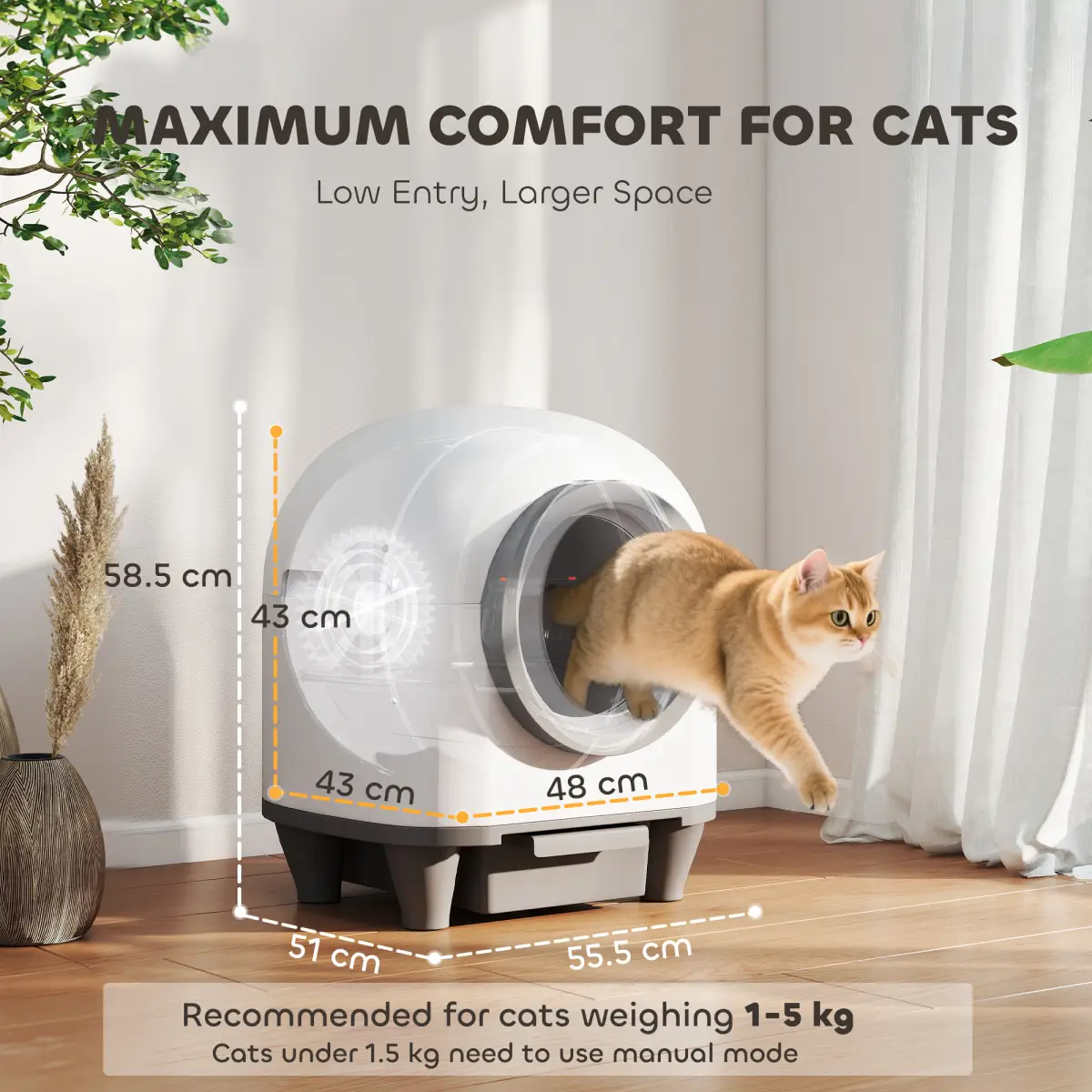 N/A Cat Litter Box - Cat Litter