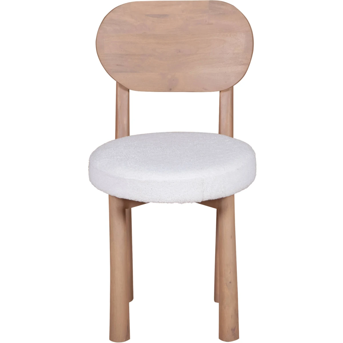 Indian Hub Indus Dining Chair 52x53x82 cm Mango Wood Home - Wooden Chairs