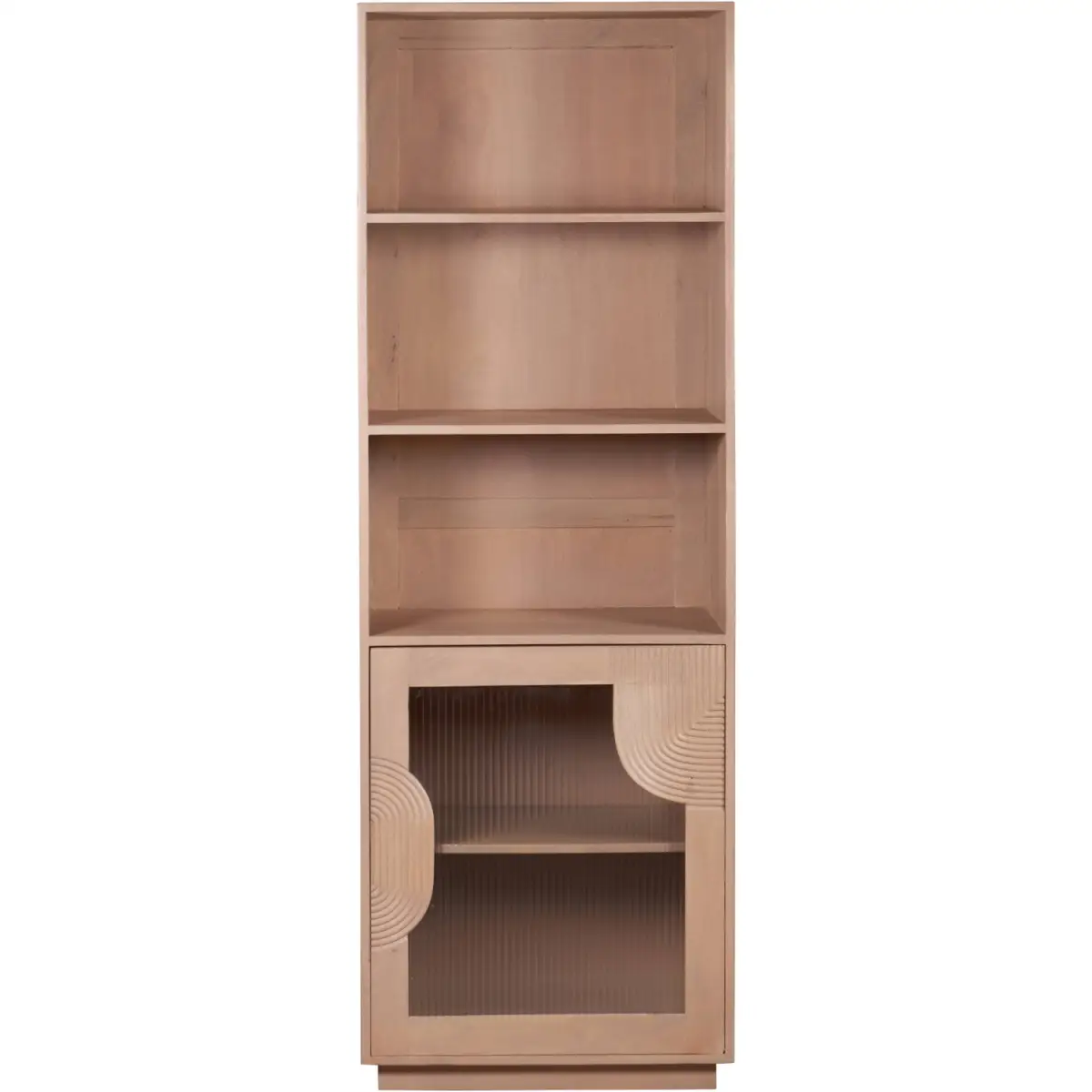 Indian Hub Indus Solid Wood Bookcase - Bookcase