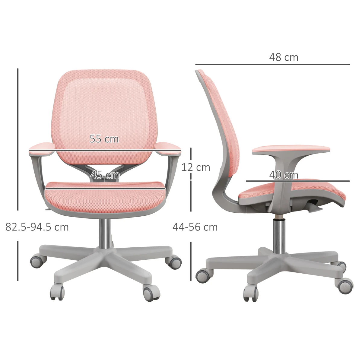 N/A Premium Office Chair 44 to 56 cm Ergo Mesh Office - Office Chair