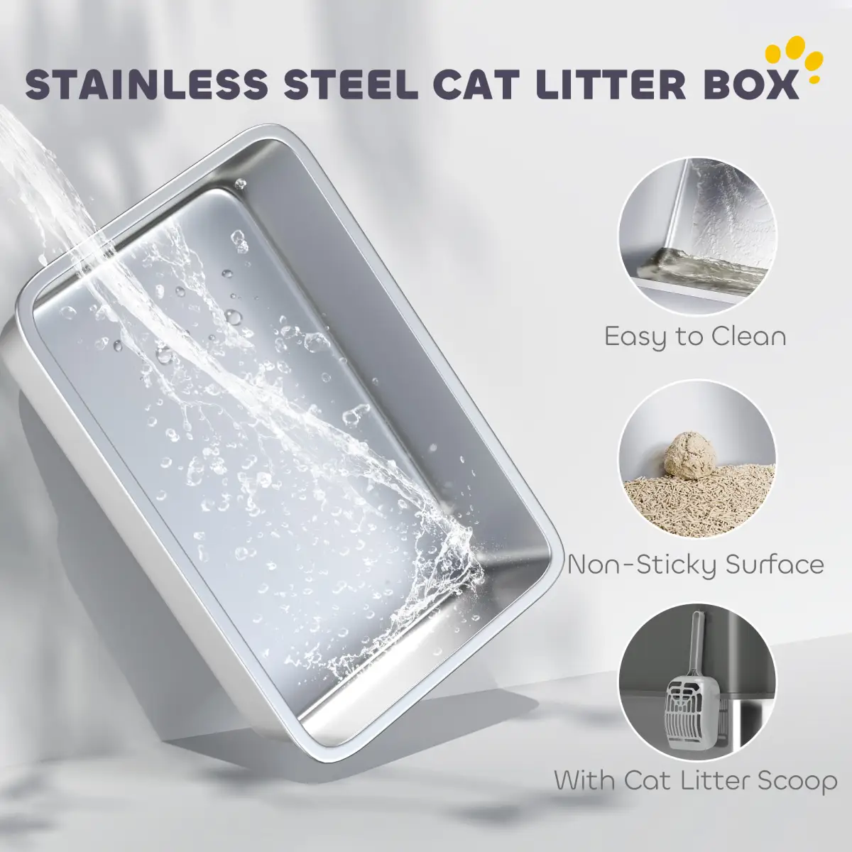 N/A Cat Litter Box - Cat Litter
