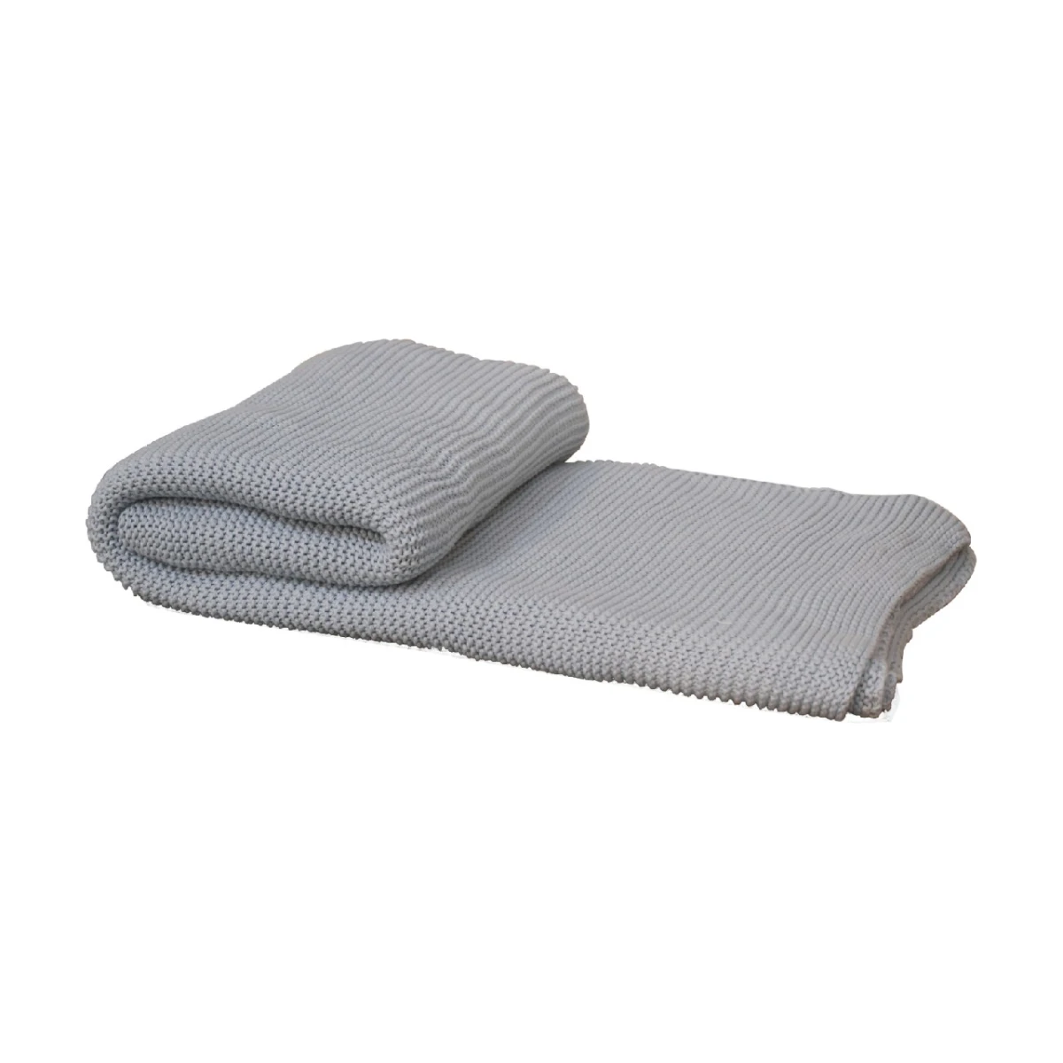 Artisan Furniture Double Knit Throw 200x150cm Soft Blue Cozy by Artisan Furniture