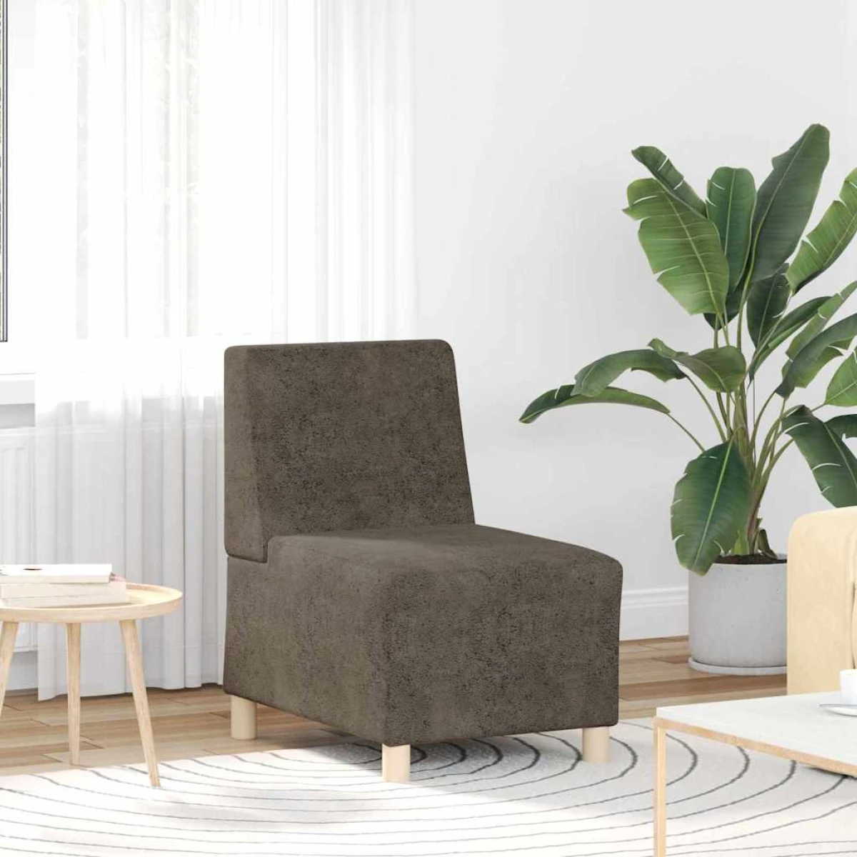 vidaXL VidaXL Sofa Chair 55x74x82cm Faux Suede LivingRoom - Sofa