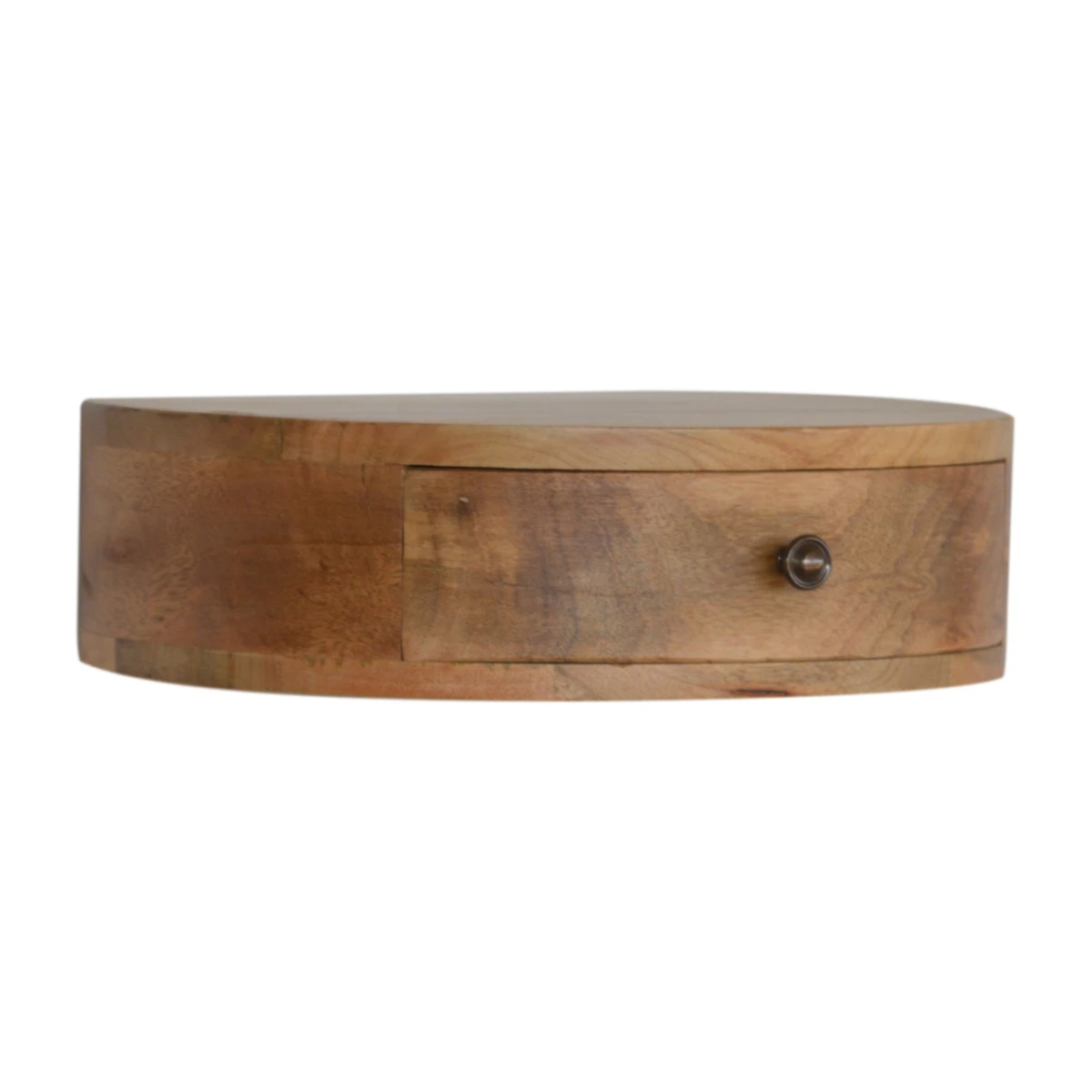 Artisan Furniture Artisan Bedside Drawer Wall Mount Round MangoWood - Bedside Table