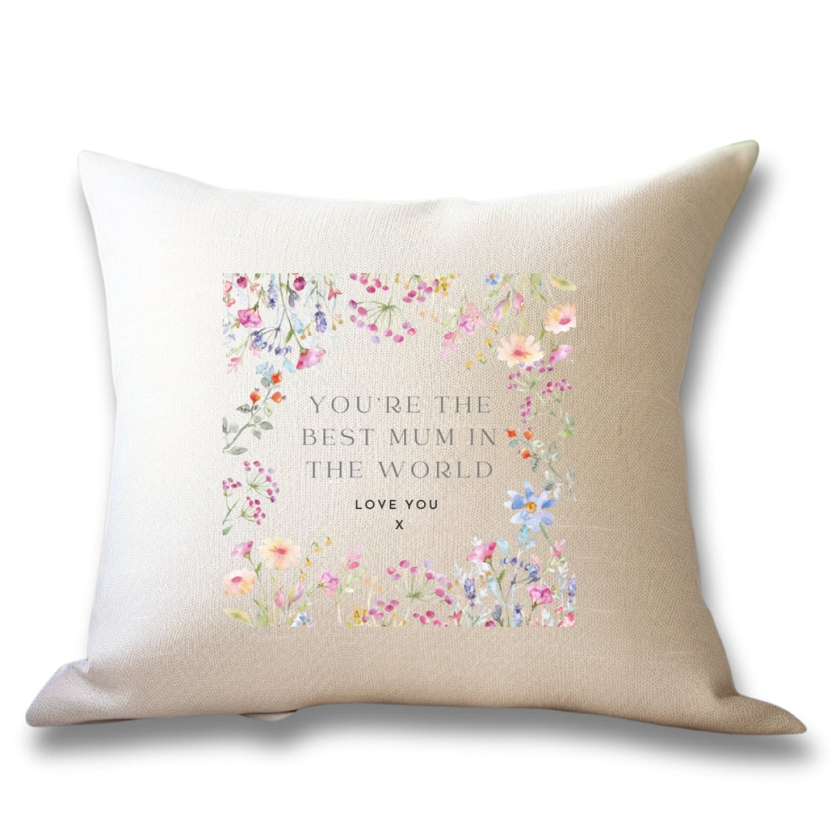 Personalised Best Mum Cushion | Birthday Gift for Mum - from Aye Do Gifts