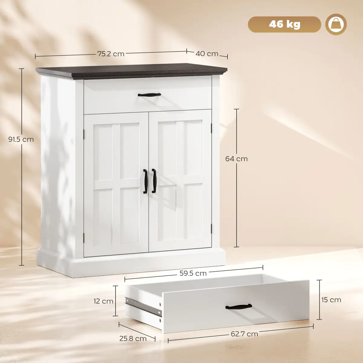 N/A Sideboard Buffet Cabinet - Sideboard