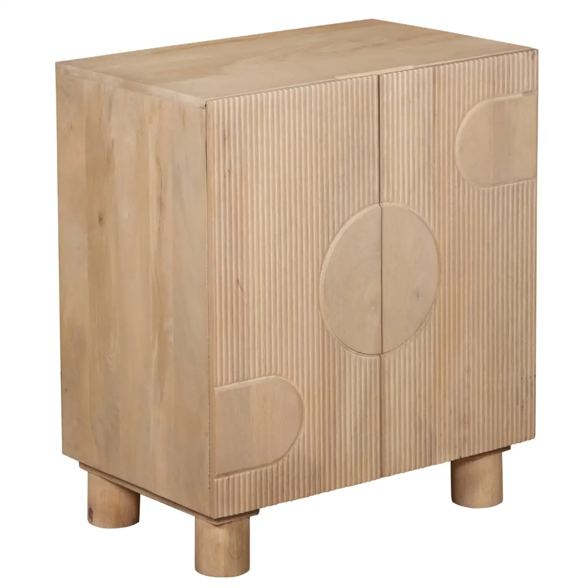 Indian Hub Austin Solid Wooden Small Sideboard - Sideboard