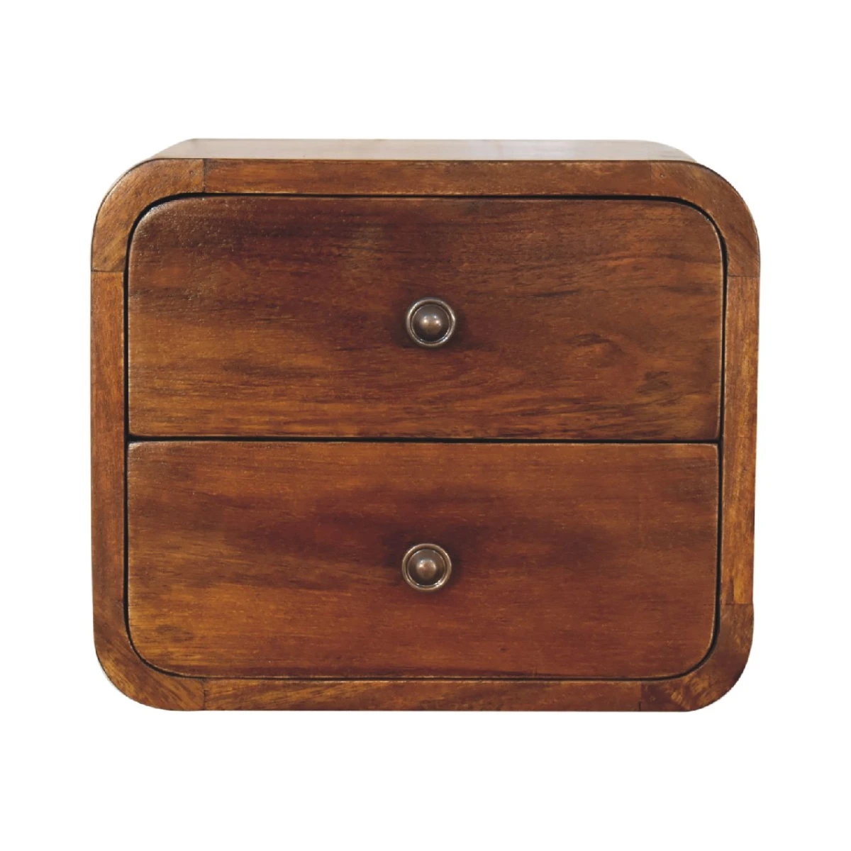 Artisan Bedside Mini Mango Two-Drawer Nightstand by Artisan Furniture