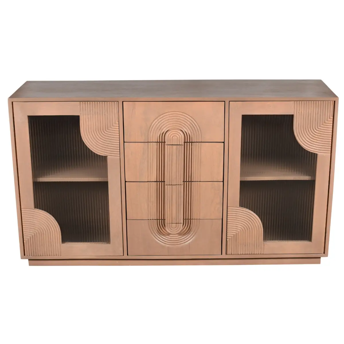 Indian Hub Indus Solid Wooden Extra Large Sideboard - Sideboard