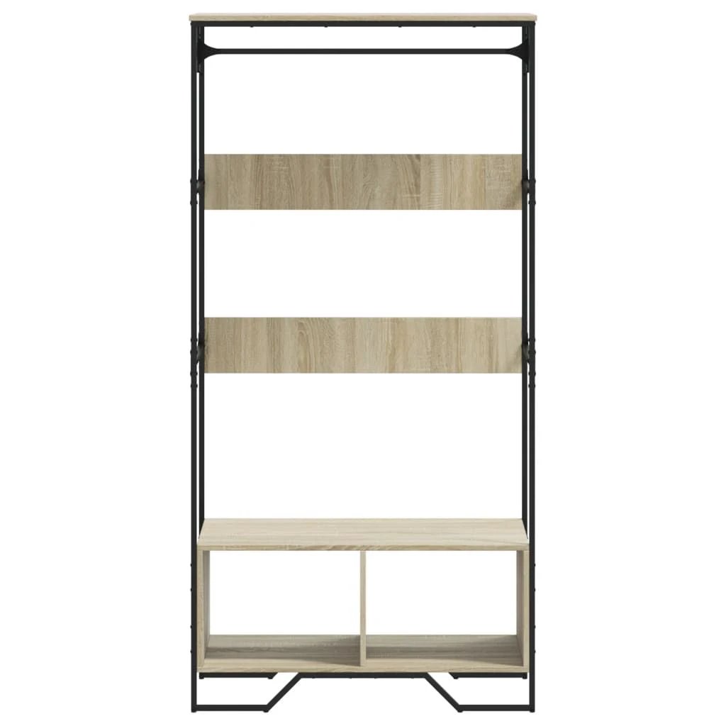 vidaXL Wardrobe Black 90x50x180 cm Engineered Wood by vidaXL