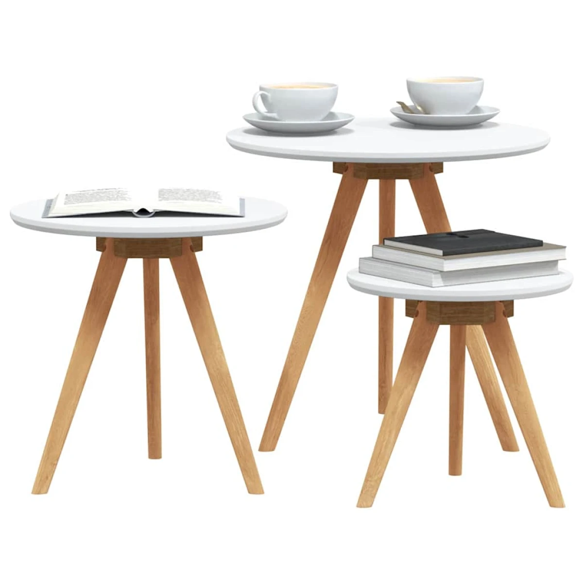VidaXL Coffee Table 50x50x46 cm Walnut Home by vidaXL
