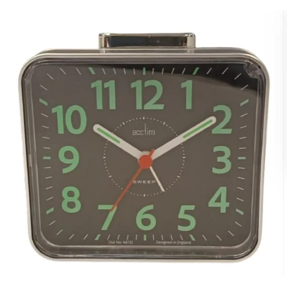 Acctim Acctim Parker Alarm Clock in Silver - 16467 - Clock