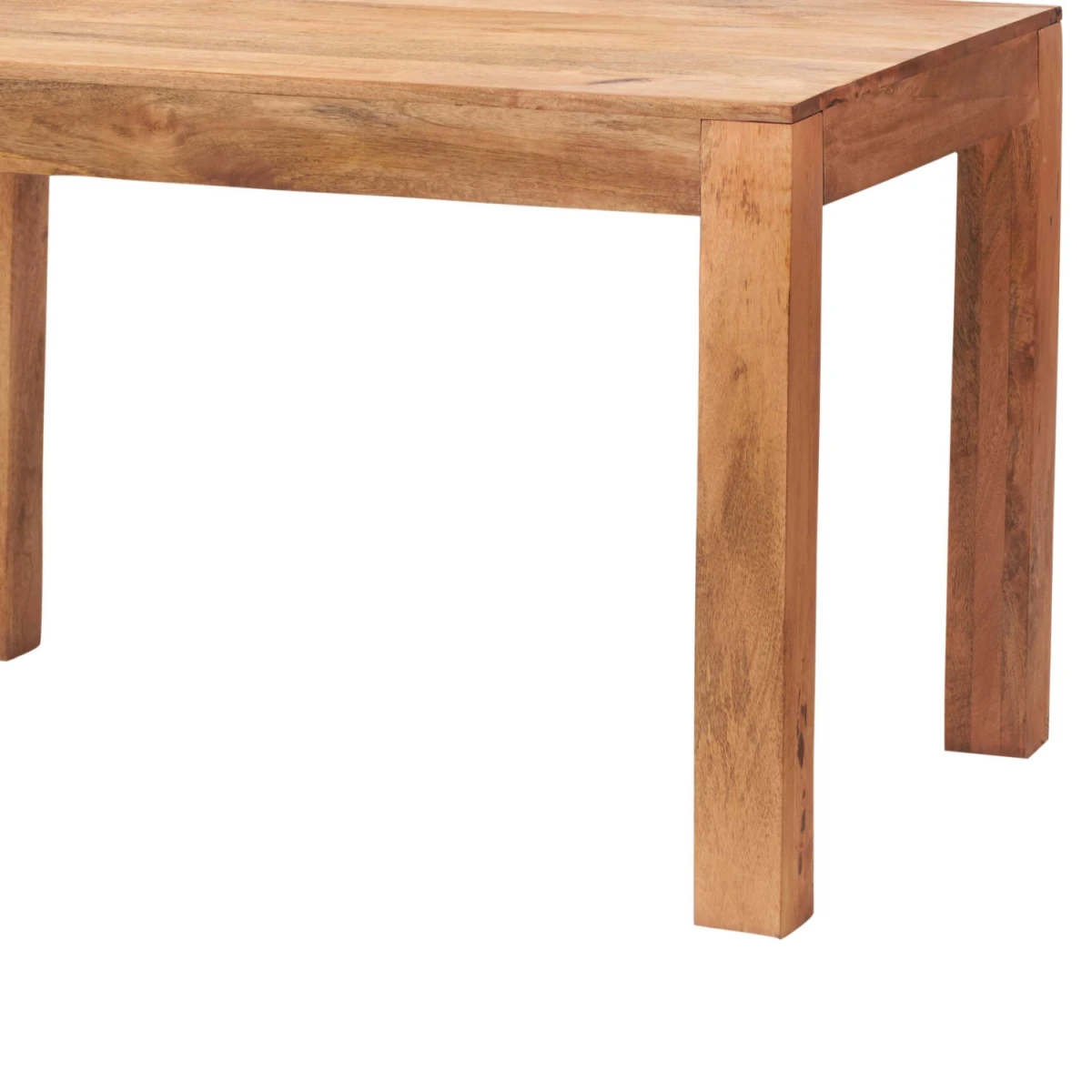 Toko Light Mango Small Dining Table Solid Mango Wood Home by Indian Hub
