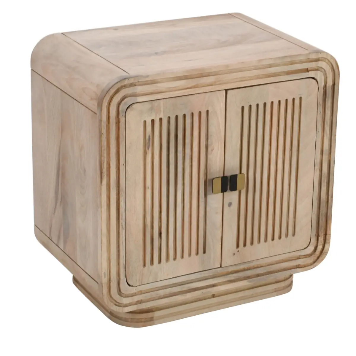 Indian Hub Hudson Carved Mango Wood Mini Sideboard - Sideboard