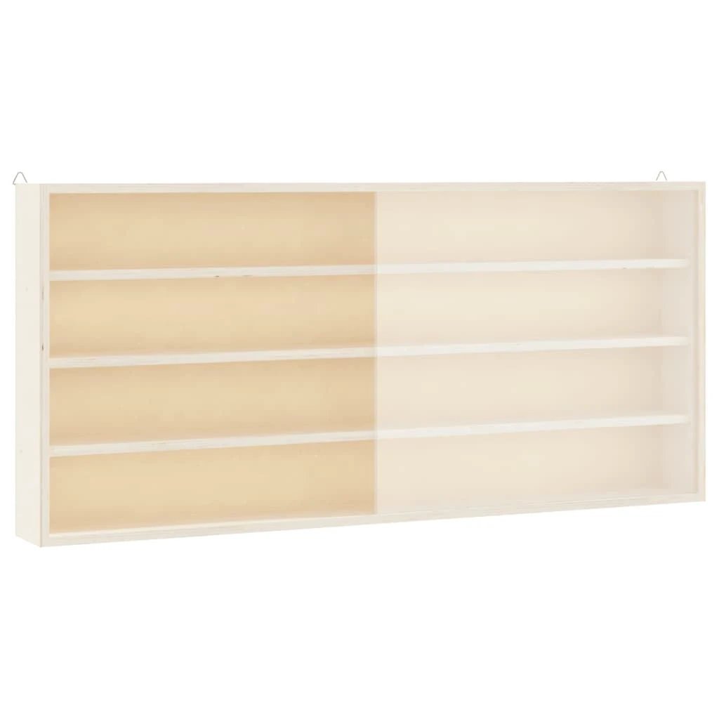 vidaXL vidaXL Wall Display Cabinet with Doors 40x8.5x37 cm - Display Cabinet
