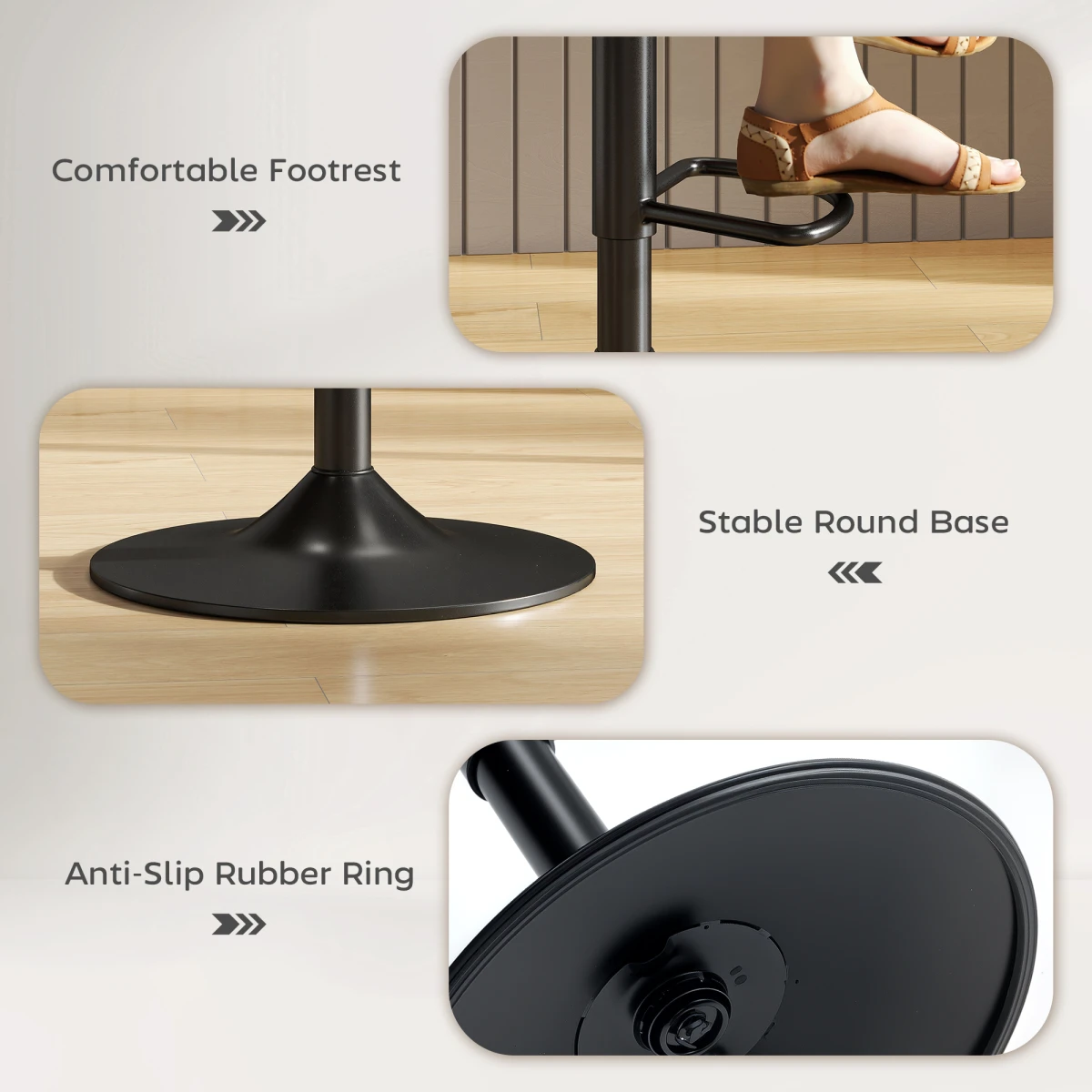 Height bar stool by N/A