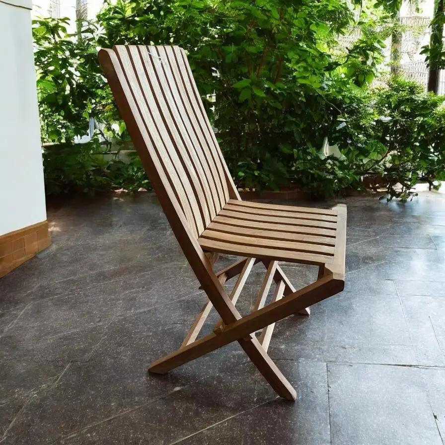 MSL MIAMI FOLDING TEAK CHAIR - Dining Chairs