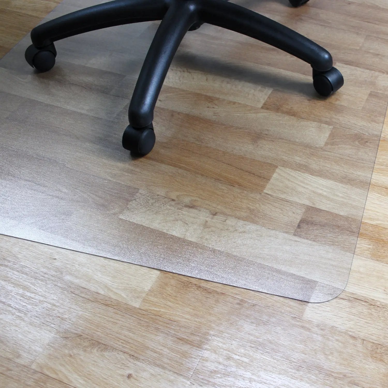 Floortex Advantagemat® Vinyl Rectangular Chair Mat for Hard Floor - 116 x 150cm - Office Mats