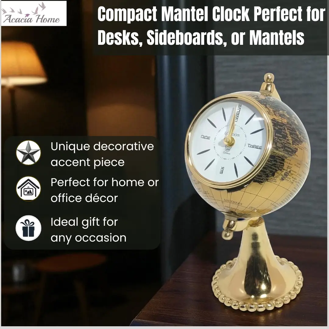 MSL TABLE CLOCK GLOBE DESIGN - Clock