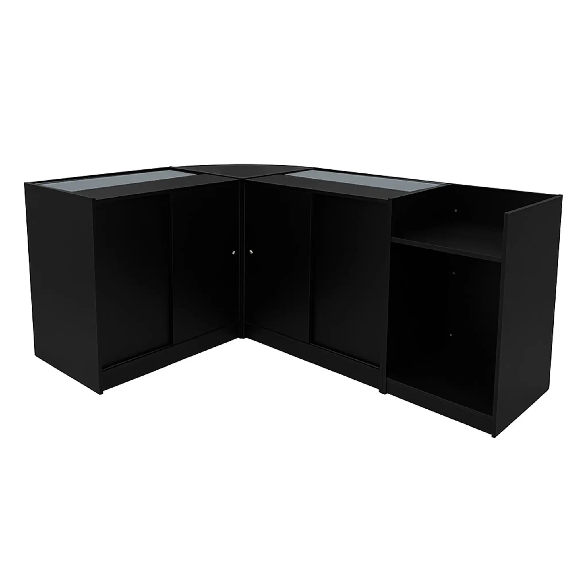 Monster Shop Vega LED Shop Counter Set K900, C900, TB60 & CM60 - Black -