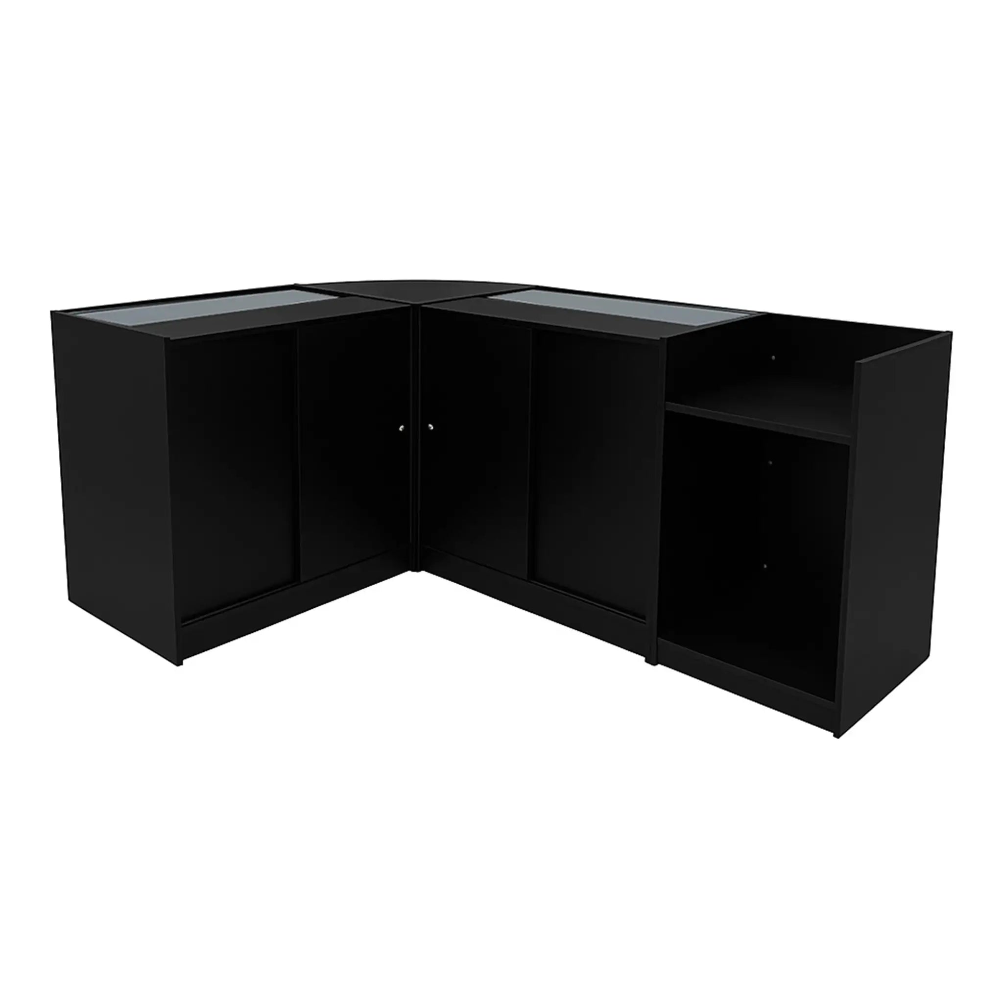 Monster Shop Astro LED Shop Counter Set LM60, TB60 & 2 x K900 - Black -