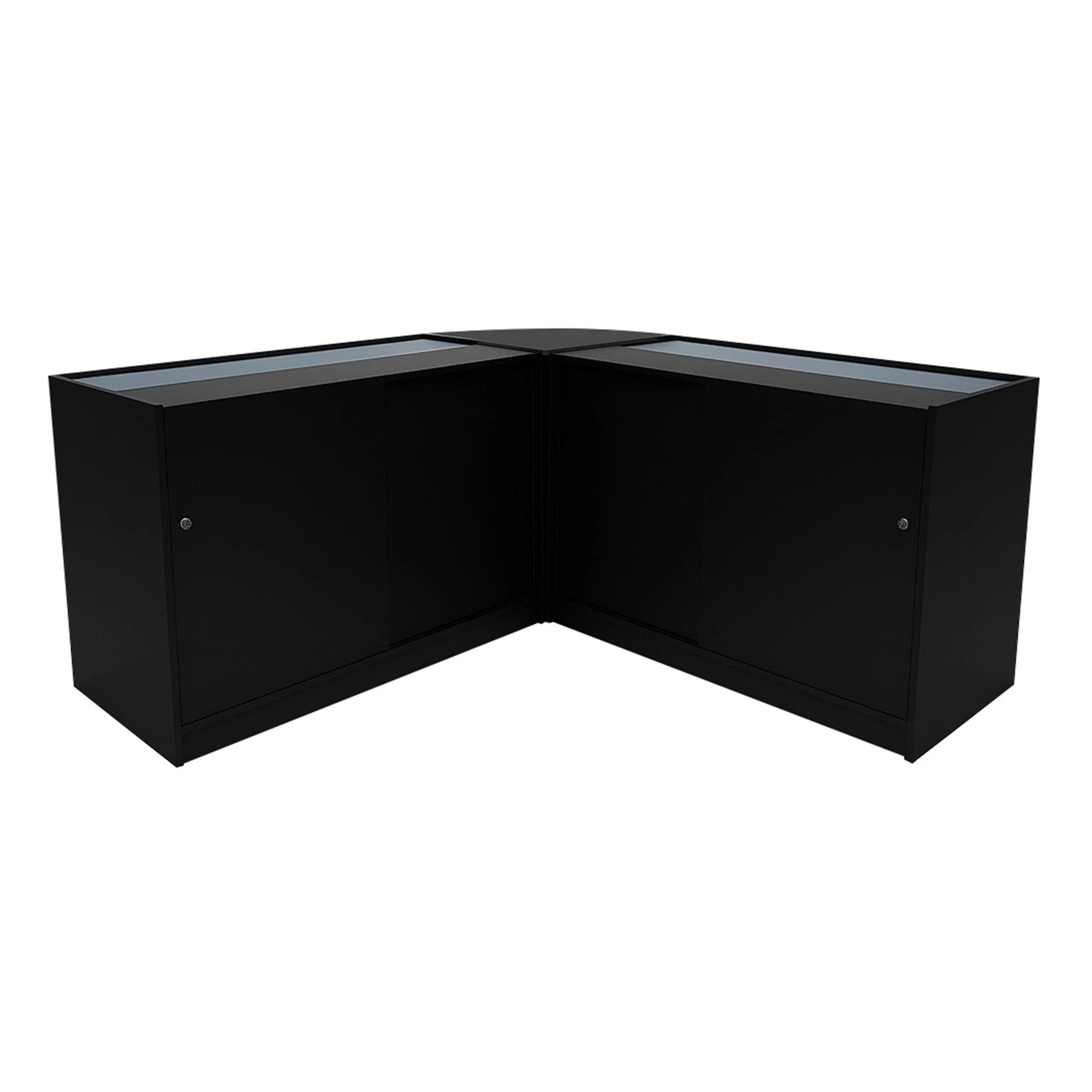 Monster Shop Selene LED Shop Counter Set CM60 & 2 x C1200 - Black -