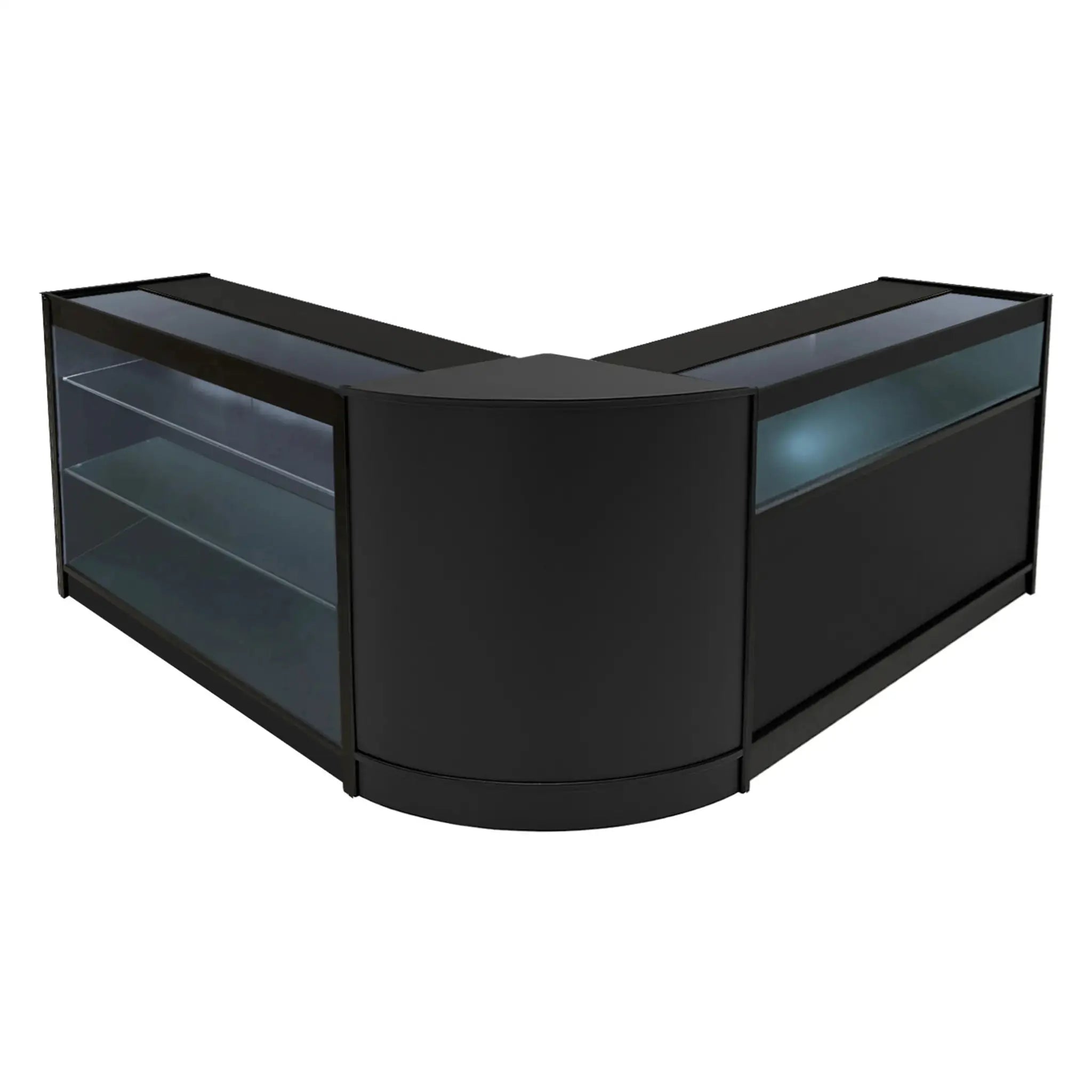 Monster Shop Triton LED Shop Counter Set K1200, B1200 & CM60 - Black -