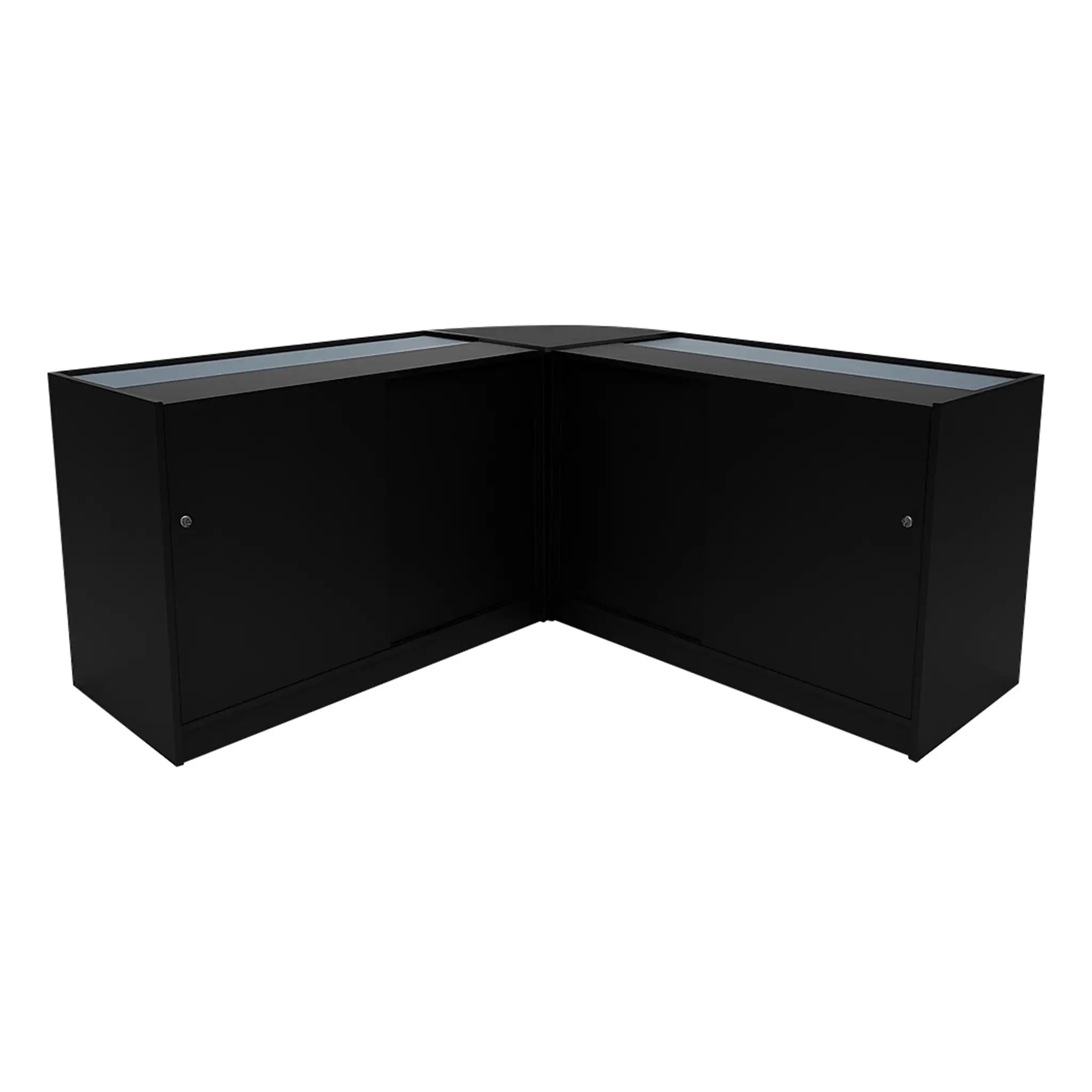 Monster Shop Hera LED Shop Counter Set K1200, C1200 & CM60 - Black -