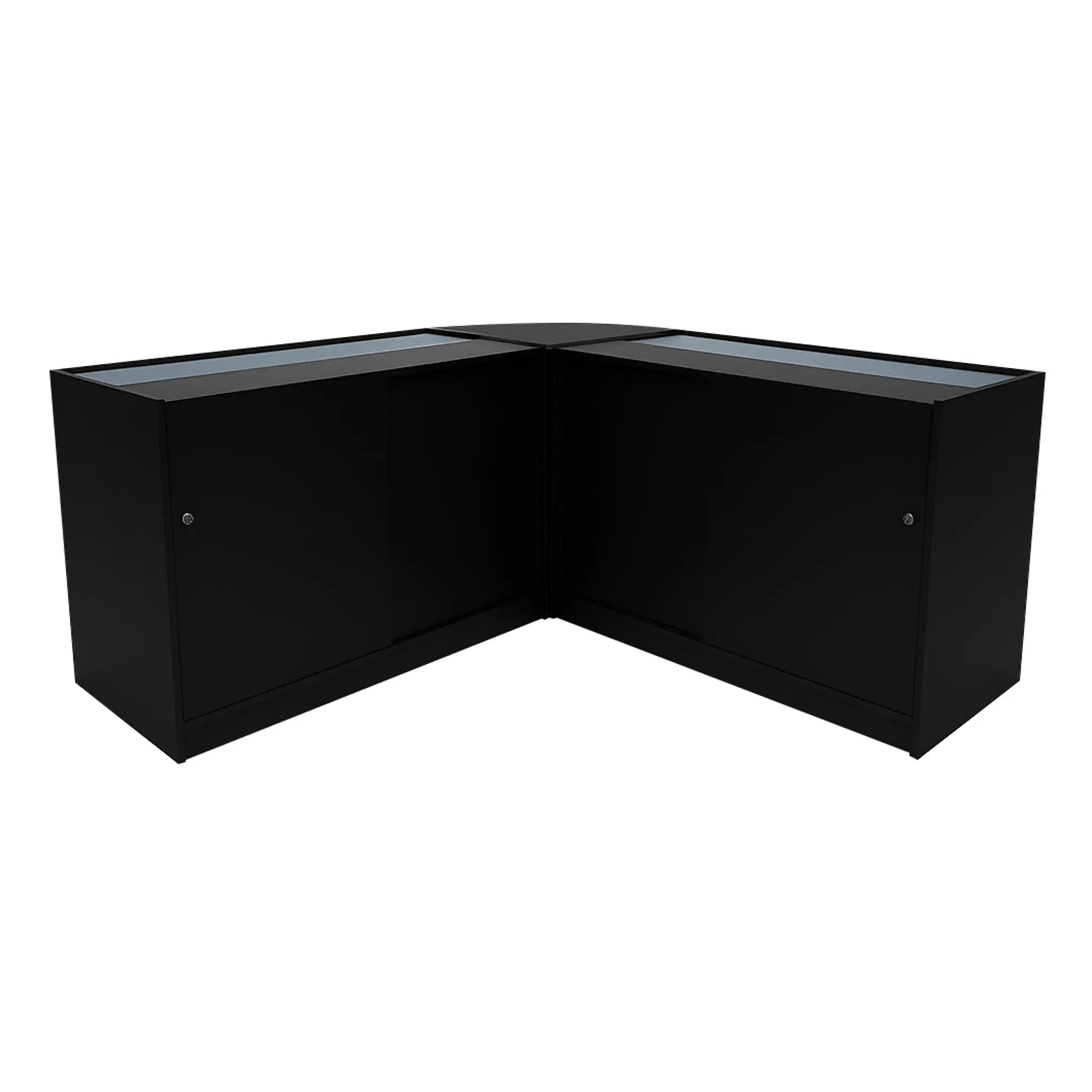 Monster Shop Demeter LED Shop Counter Set K1200, B1200 & LM60 - Black -