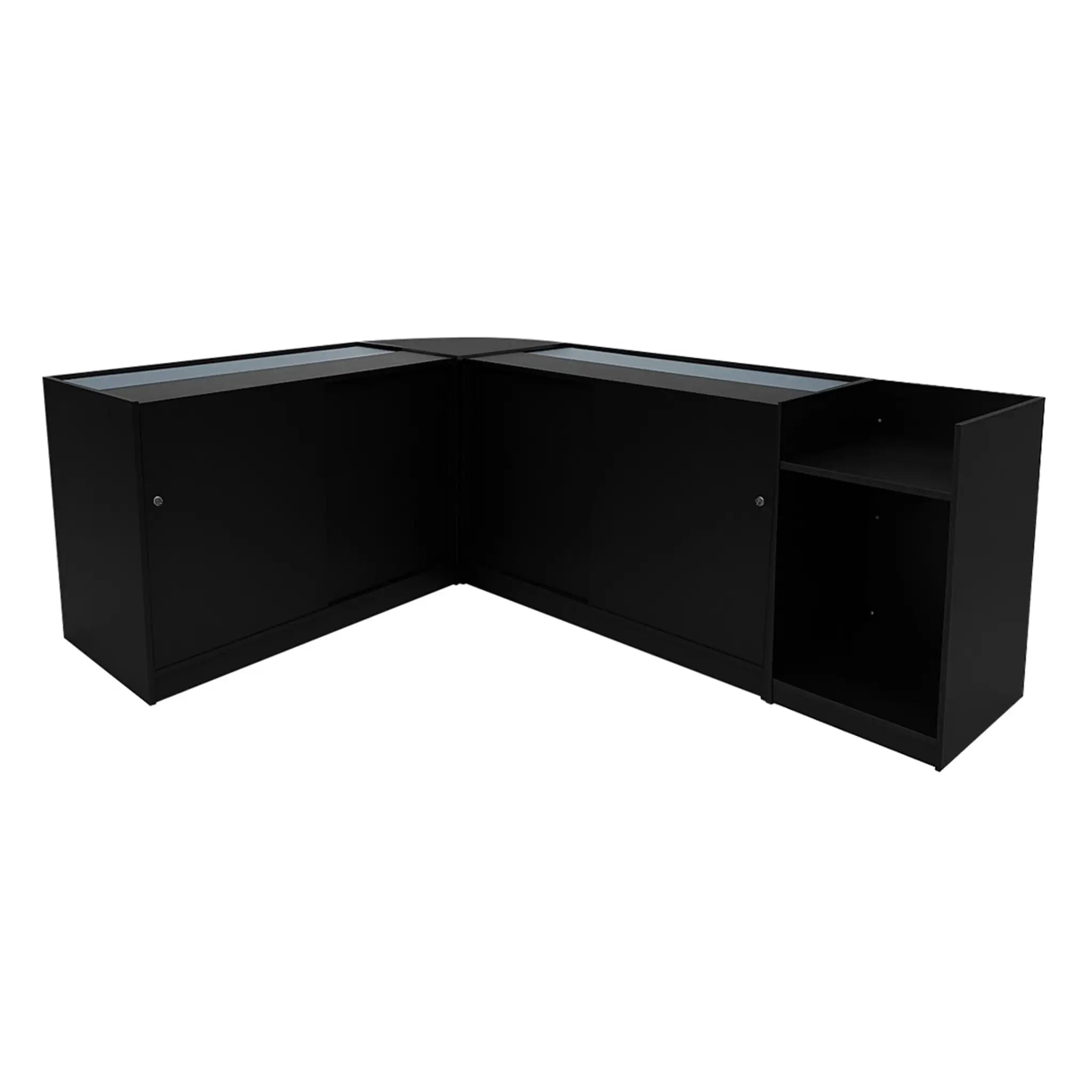 Monster Shop Phoenix LED Shop Counter Set CM60, TB60 & 2 x C1200 - Black -