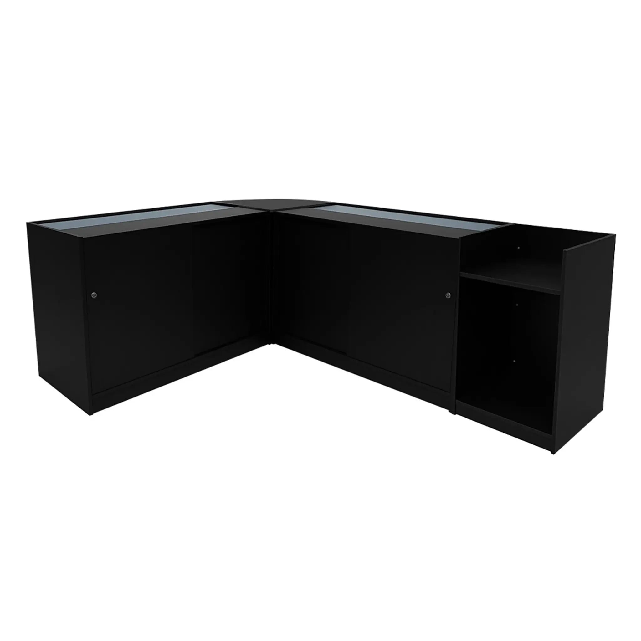 Monster Shop Eclipse LED Shop Counter Set LM60, TB60 & 2 x C1200 - Black -