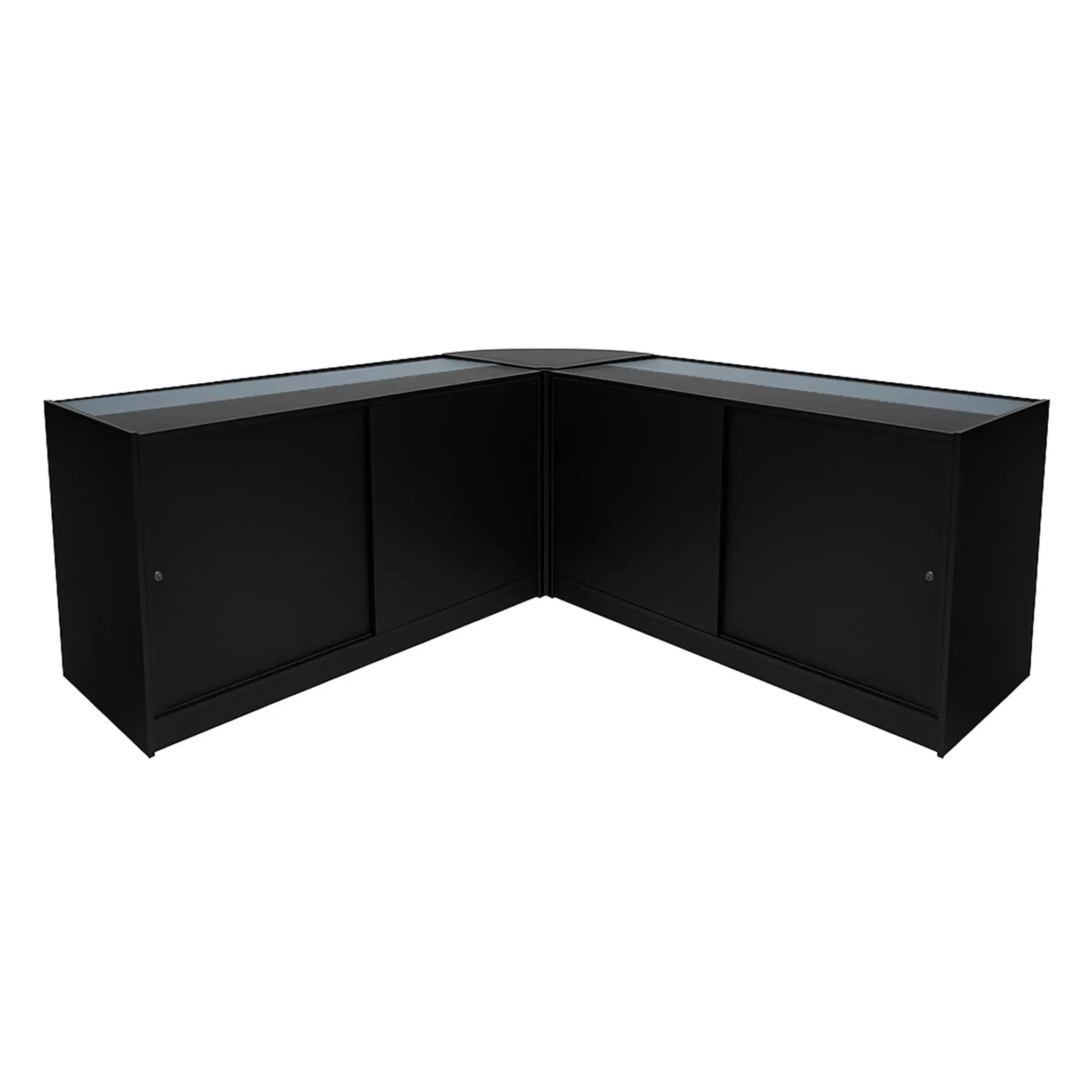 Monster Shop Iris LED Shop Counter Set CM60 & 2 x B1500 - Black -