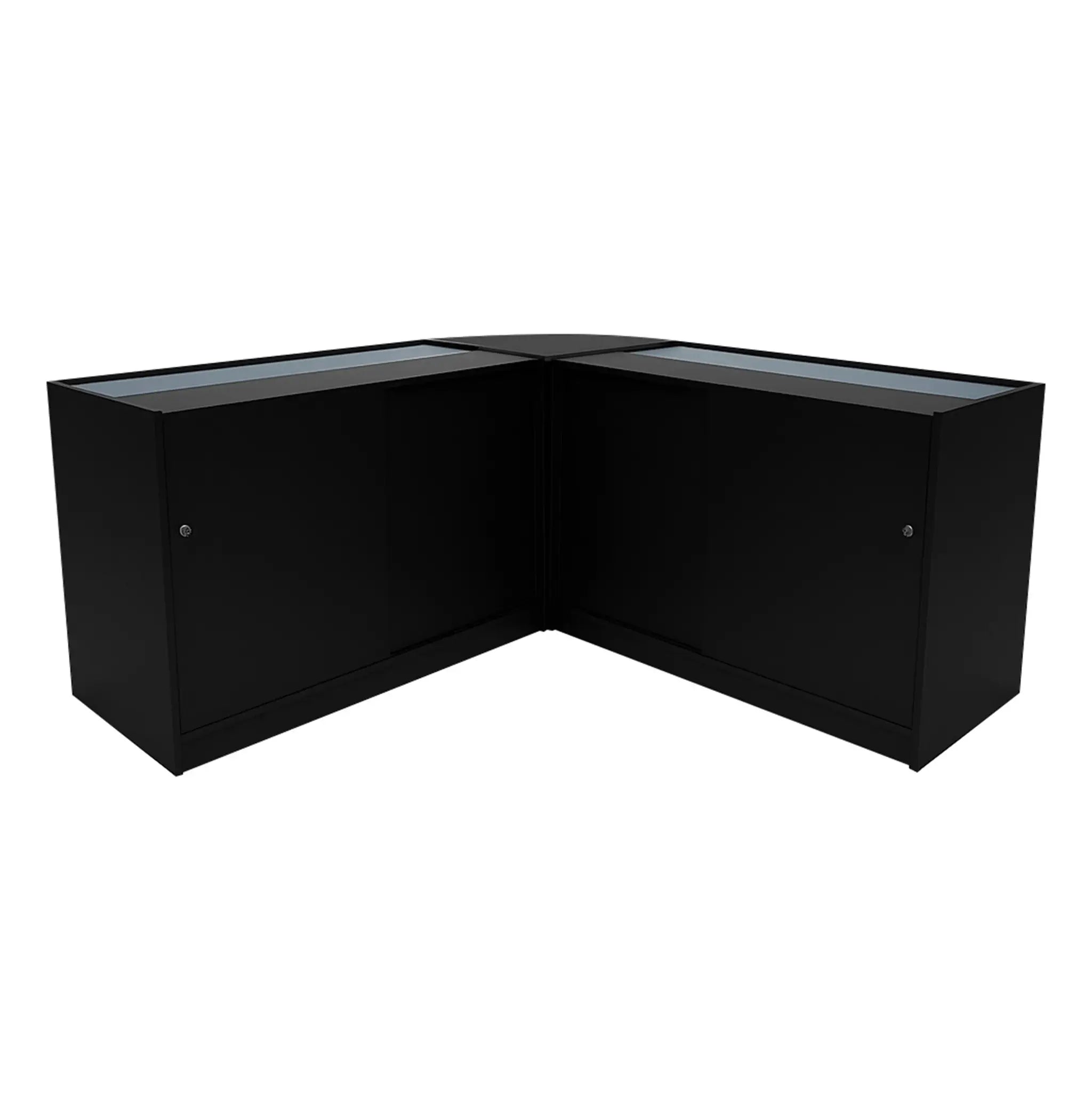 Monster Shop Andromeda LED Shop Counter Set LM60 & 2 x C1500 - Black -