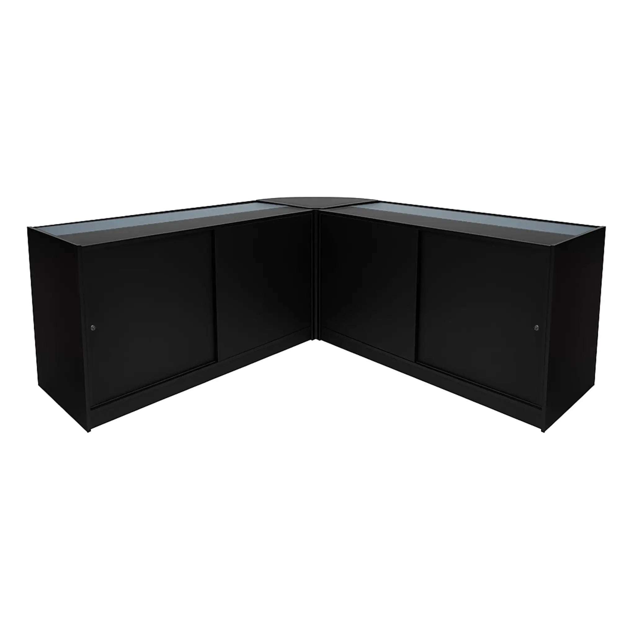 Monster Shop Harmonia LED Shop Counter Set B1500, C1500 & LM60 - Black -