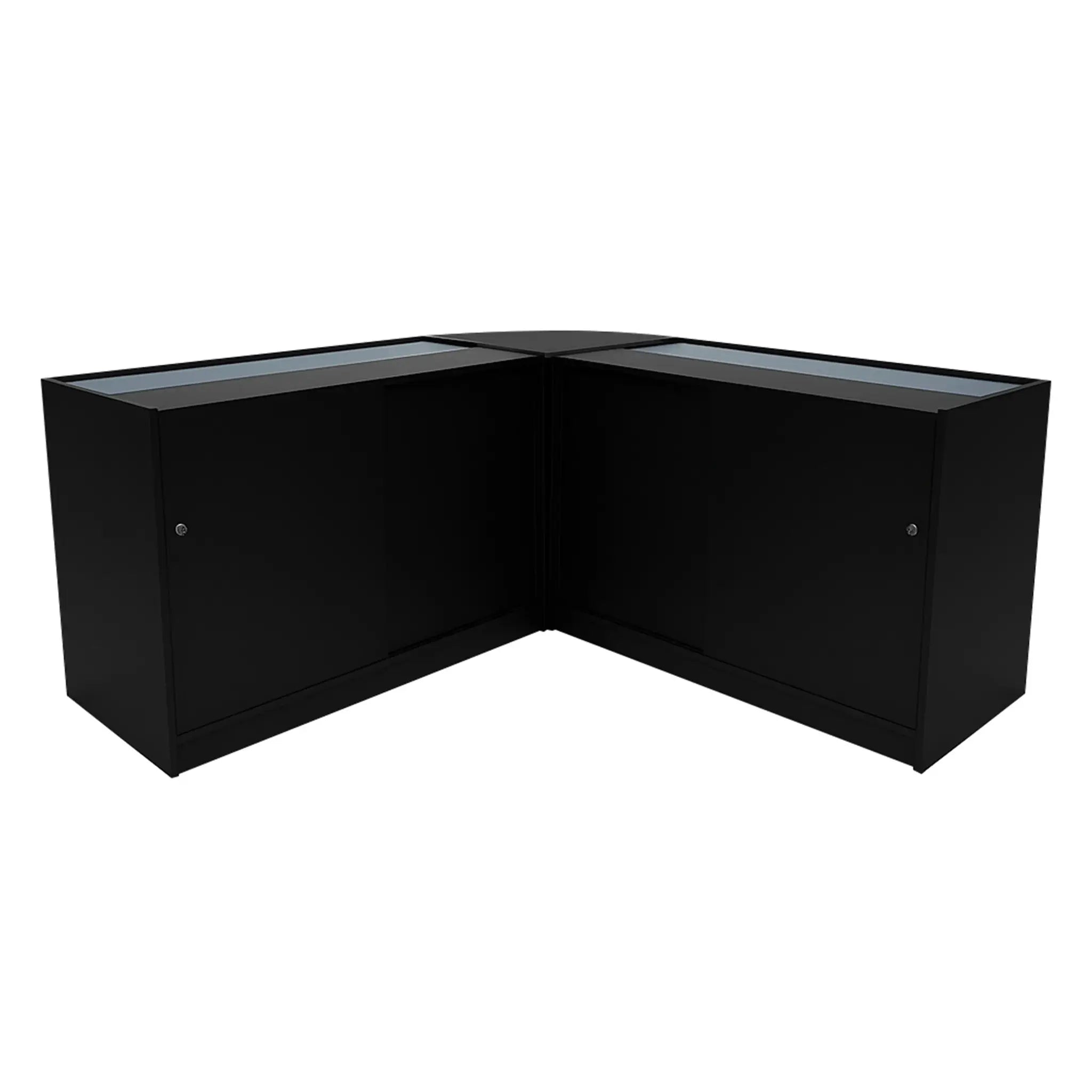 Monster Shop Demeter LED Shop Counter Set K1500, B1500 & LM60 - Black -