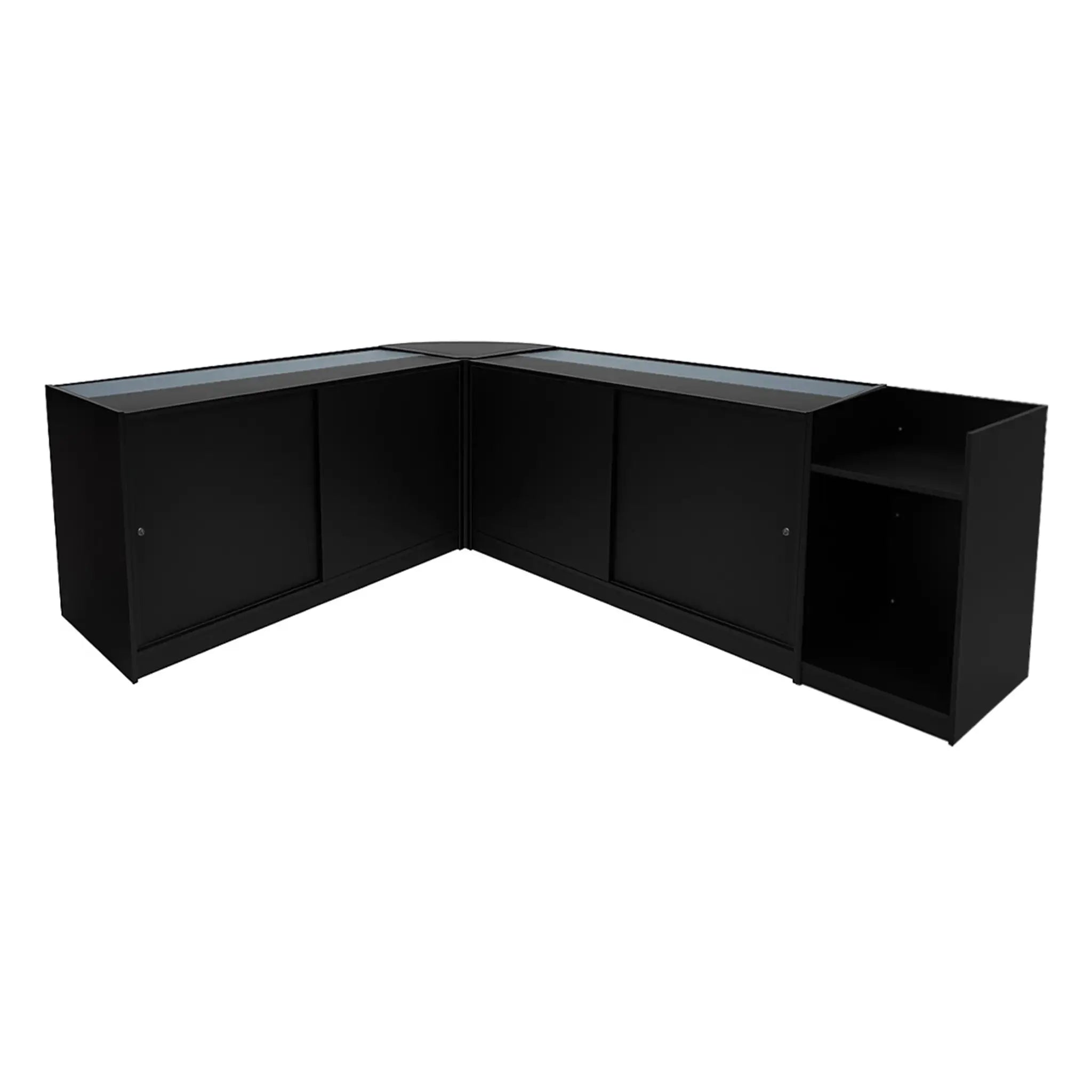 Monster Shop Luna LED Shop Counter Set CM60, TB60 & 2 x B1500 - Black -
