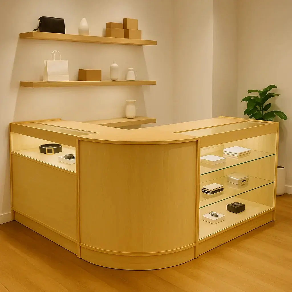 Monster Shop Triton LED Shop Counter Set K900, B900 & CM60 - Maple -