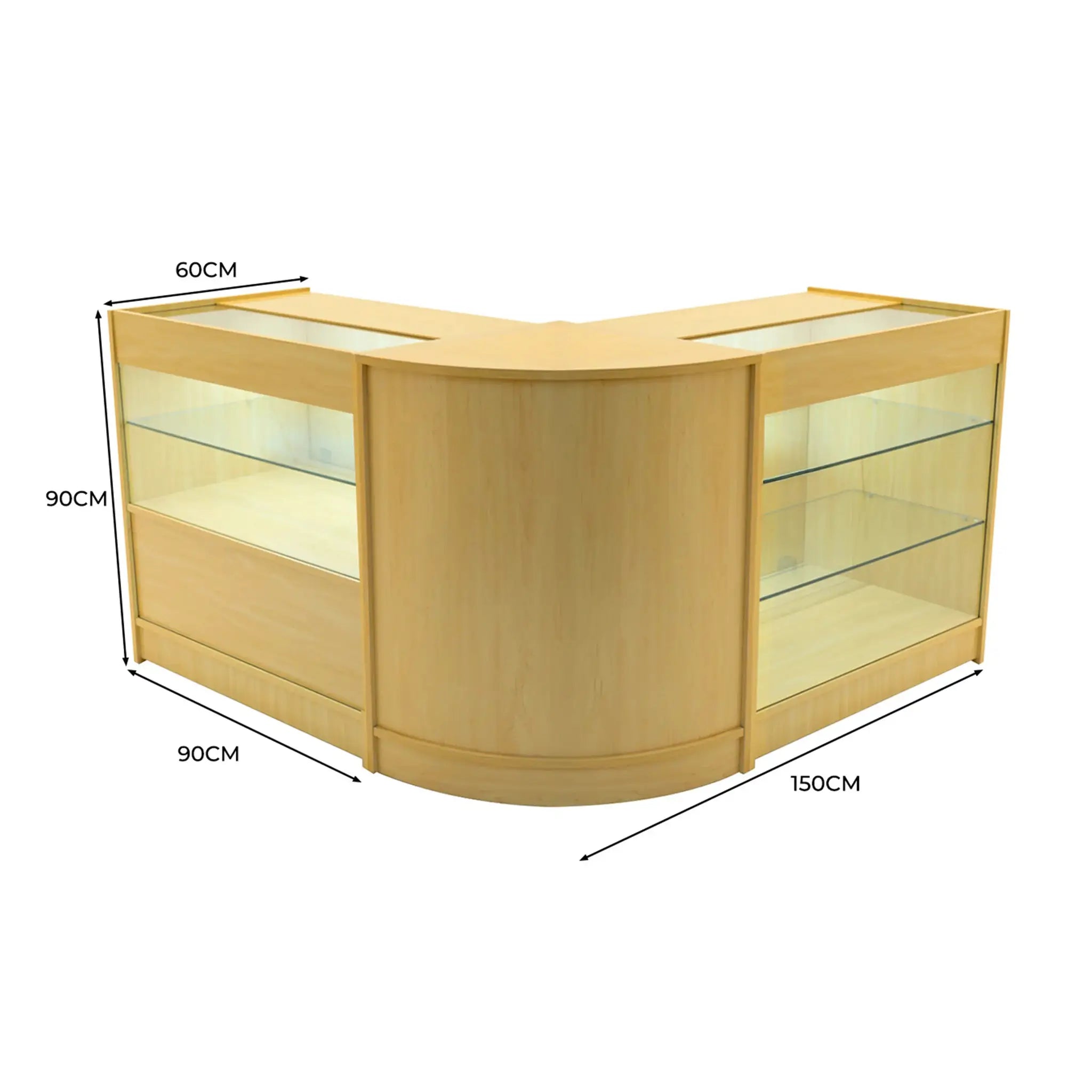 Monster Shop Hera LED Shop Counter Set K900, C900 & CM60 - Maple -