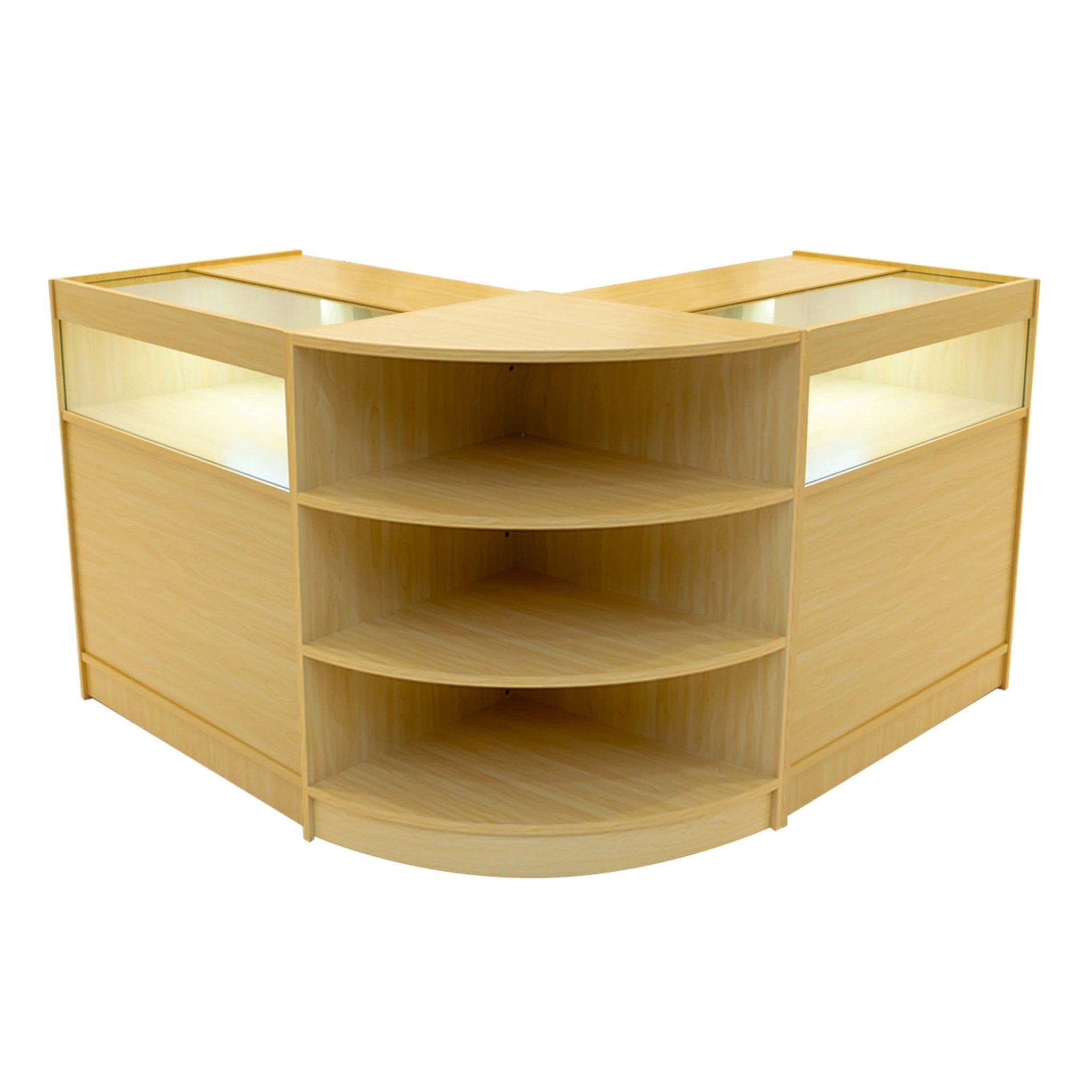 Theseus LED Shop Counter Set LM60 & 2 x B900 - Maple by Monster Shop