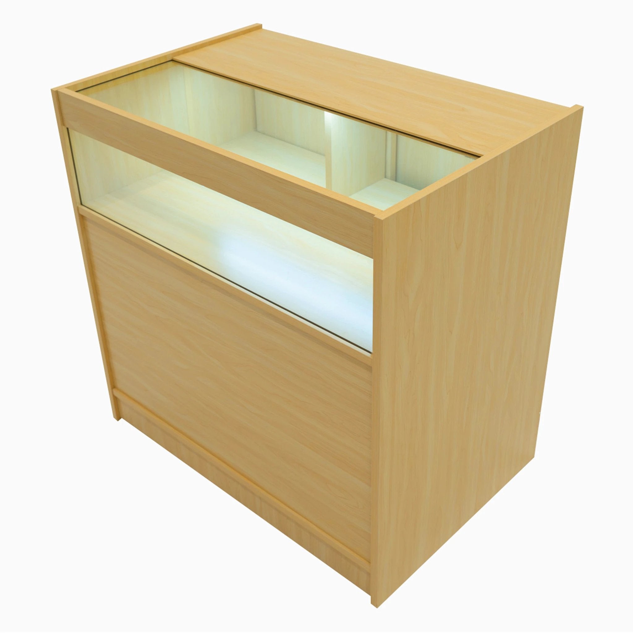 Theseus LED Shop Counter Set LM60 & 2 x B900 - Maple by Monster Shop