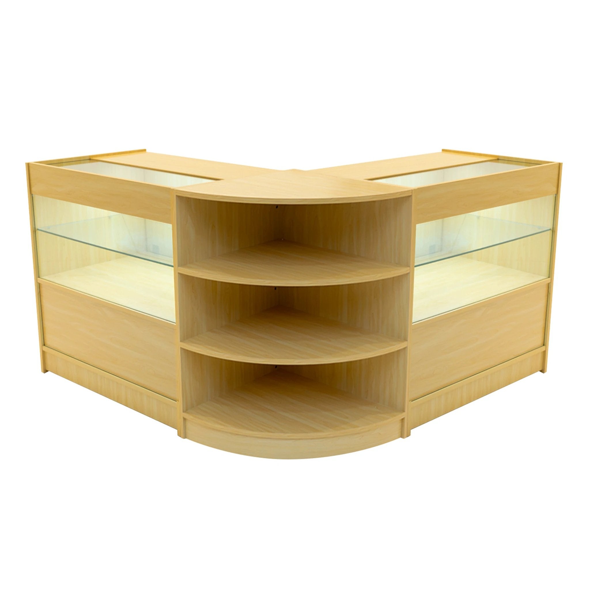 Monster Shop Andromeda LED Shop Counter Set LM60 & 2 x C900 - Maple -