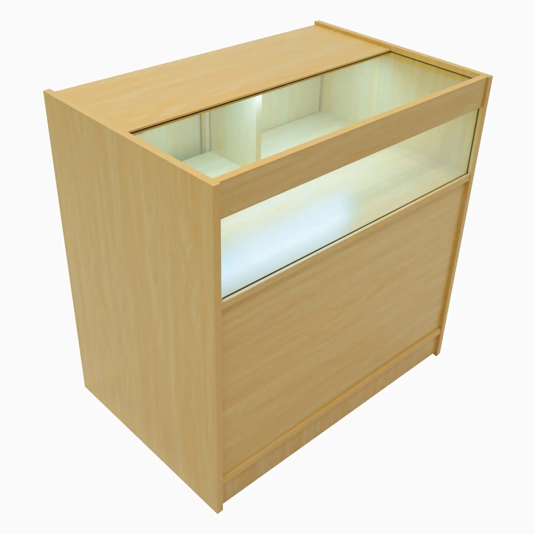 Monster Shop Demeter LED Shop Counter Set K900, B900 & LM60 - Maple -