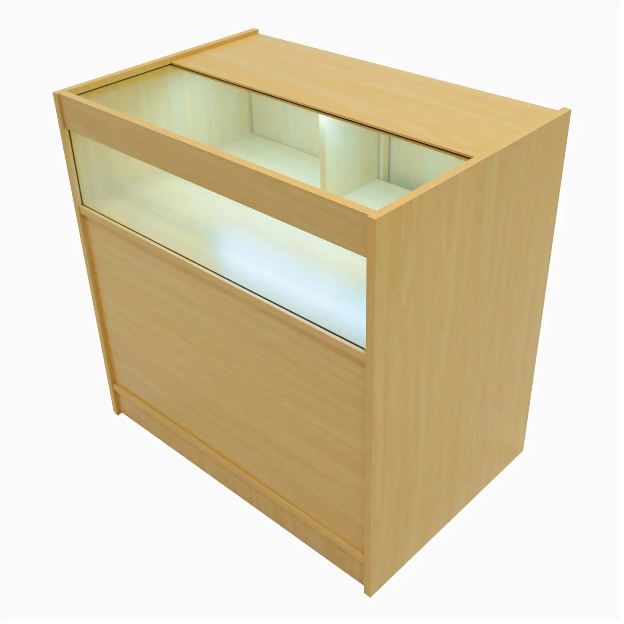 Monster Shop Luna LED Shop Counter Set CM60, TB60 & 2 x B900 - Maple -