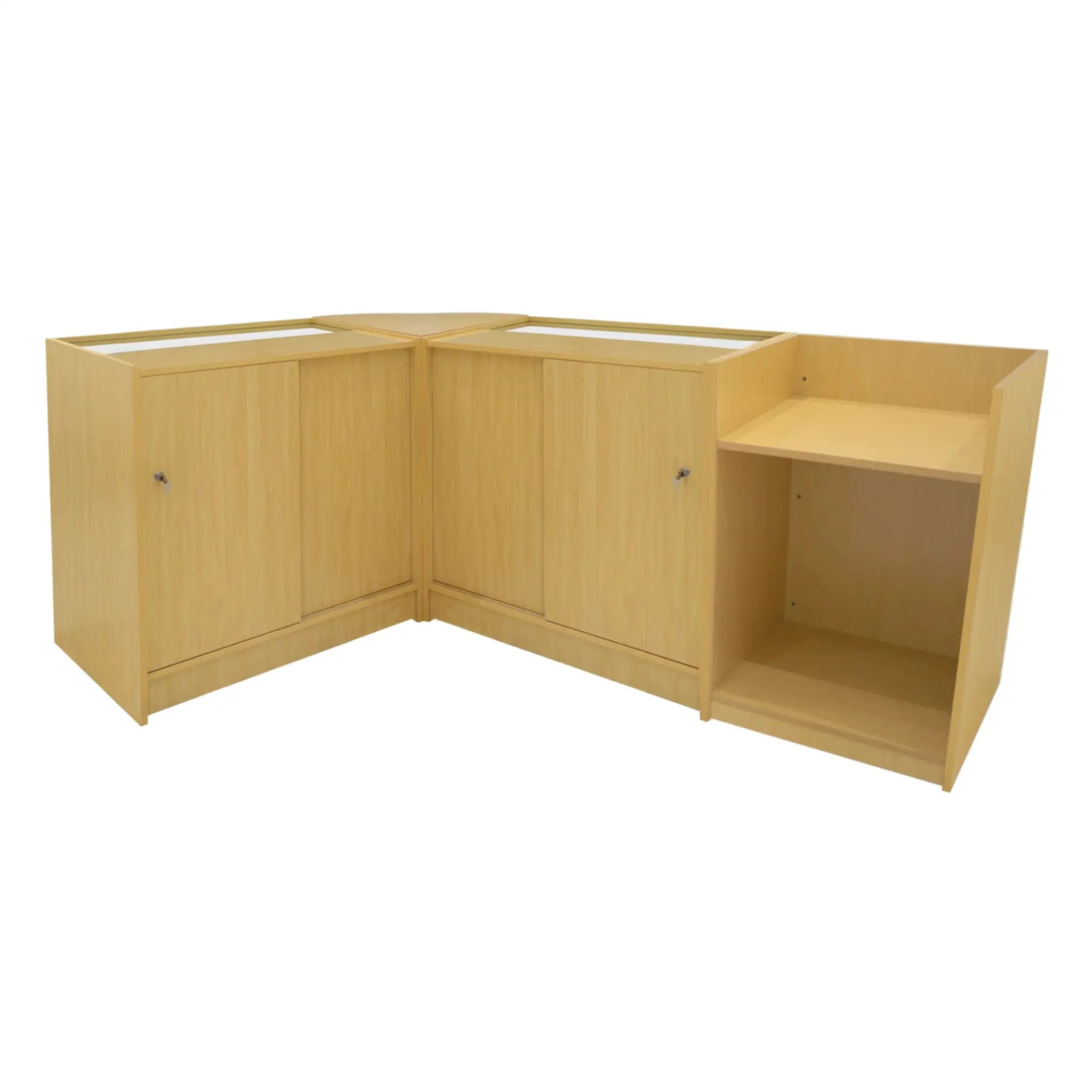 Monster Shop Phoenix LED Shop Counter Set CM60, TB60 & 2 x C900 - Maple -