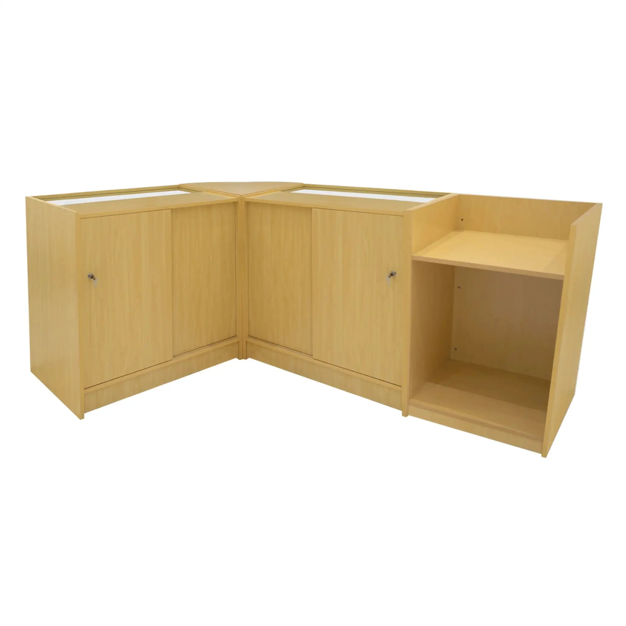 Monster Shop Vega LED Shop Counter Set K900, C900, TB60 & CM60 - Maple -