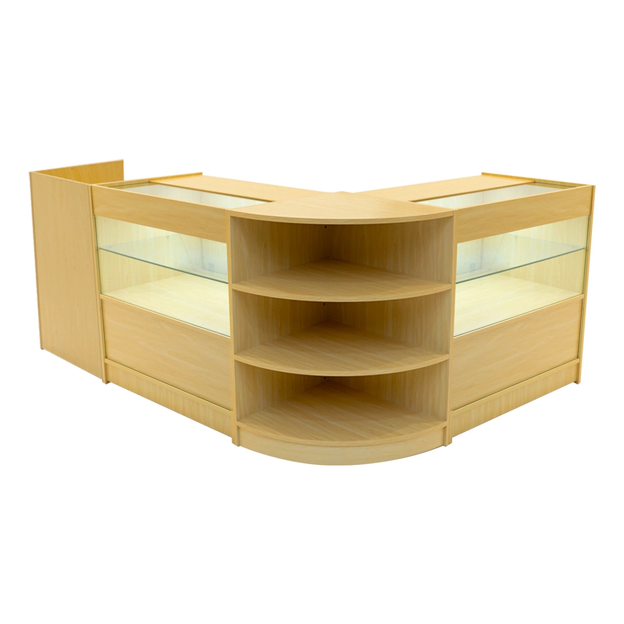 Eclipse LED Shop Counter Set LM60, TB60 & 2 x C900 - Maple by Monster Shop