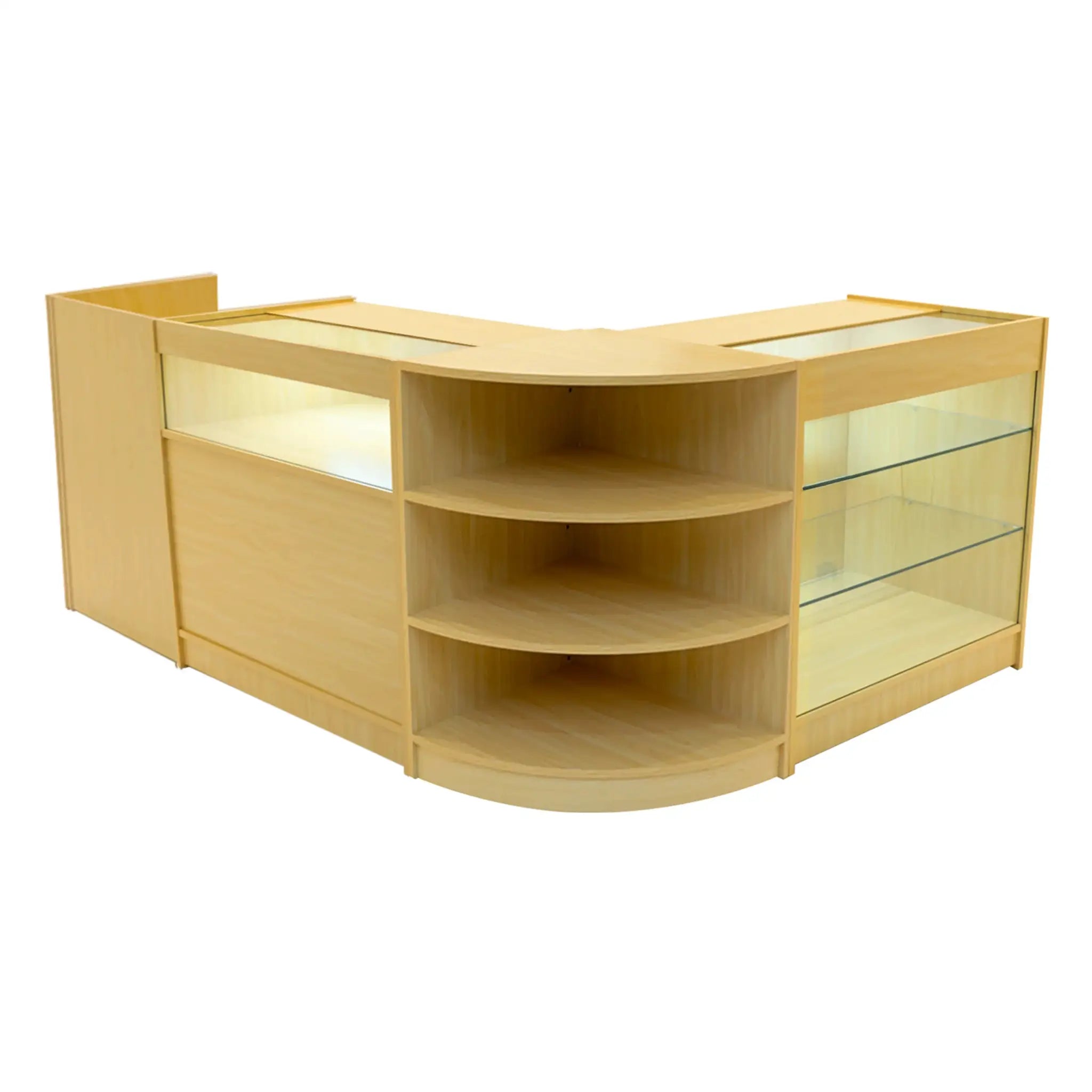 Monster Shop Hyperion LED Shop Counter Set K900, B900, TB60 & LM60 - Maple -
